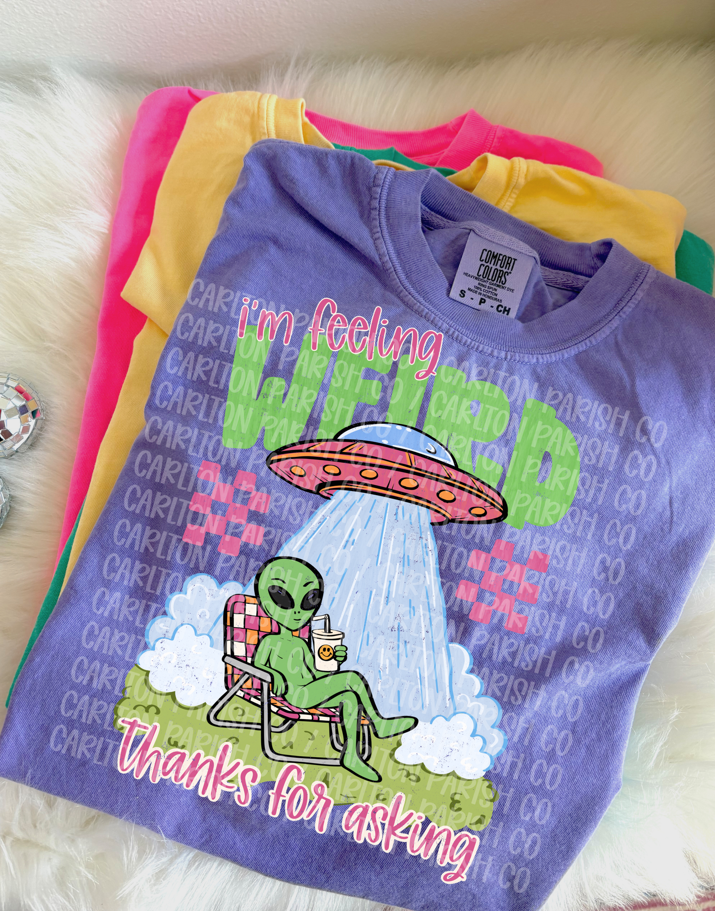 Feeling Weird Thanks for Asking Shirt | Alien Tee