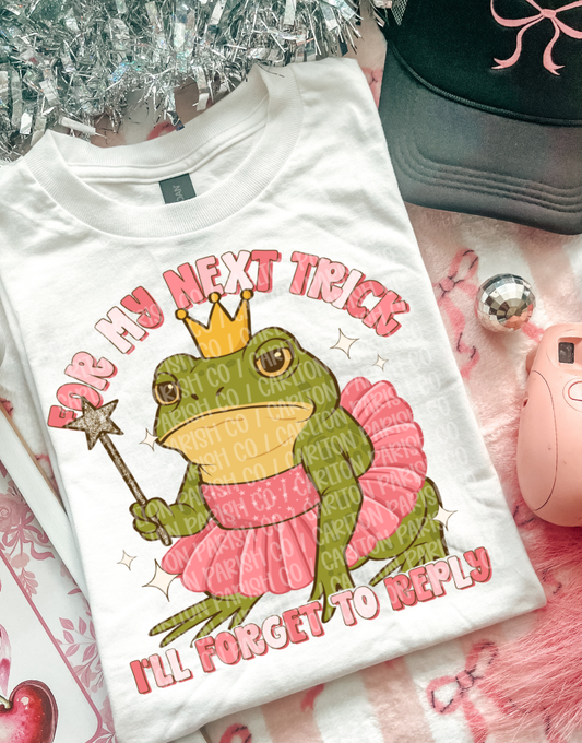 Frog Princess Forget to Reply