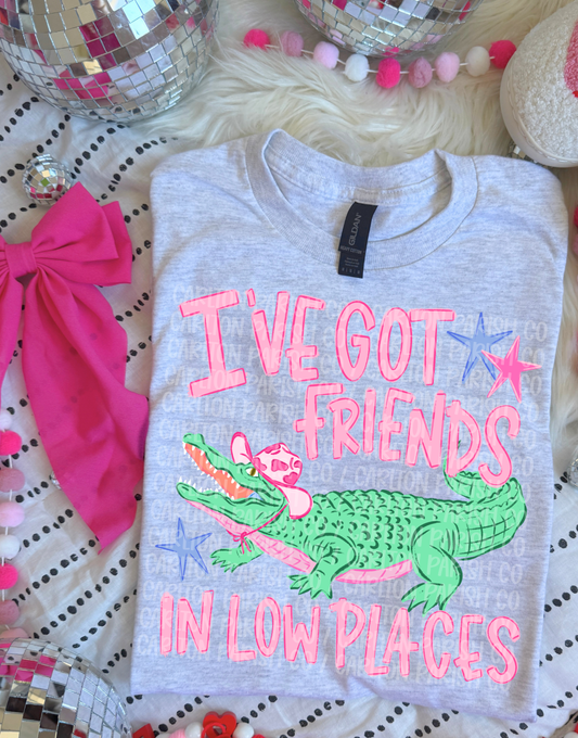 Friends in Low Places Gator Shirt | Southern Tee Gator