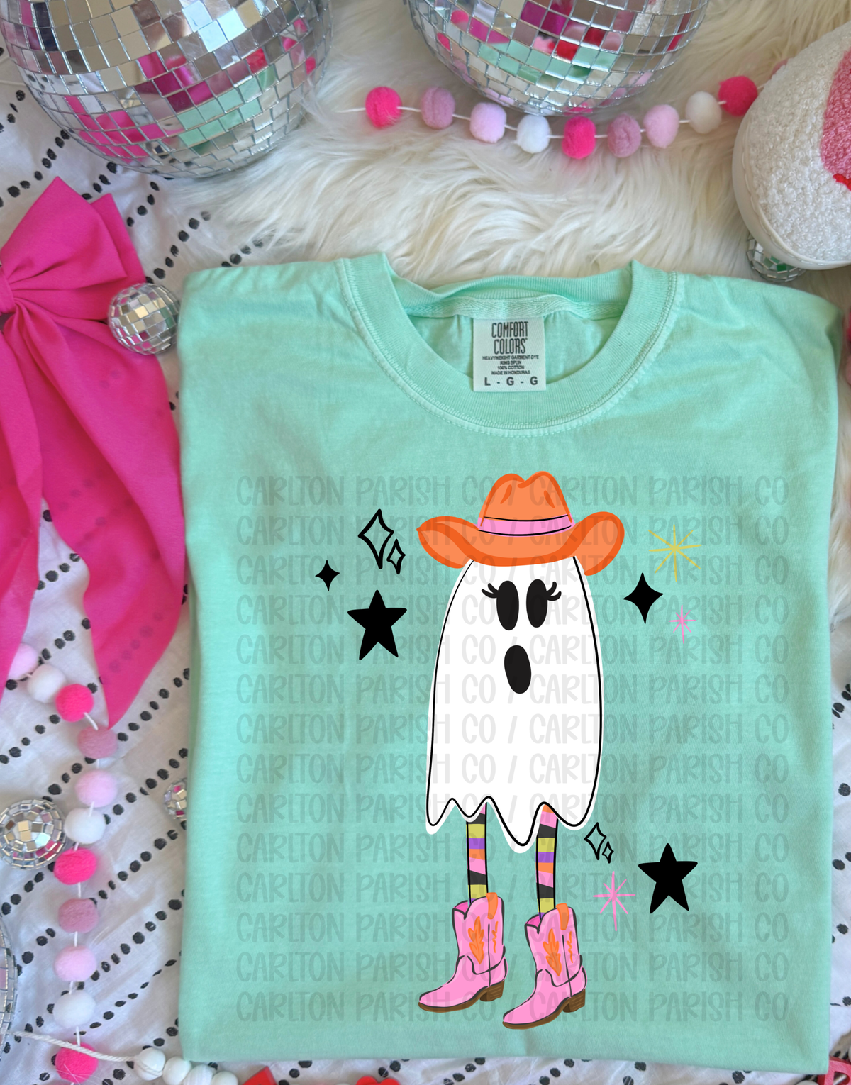 Ghost Cowgirl Shirt | Halloween Western Graphic Tee