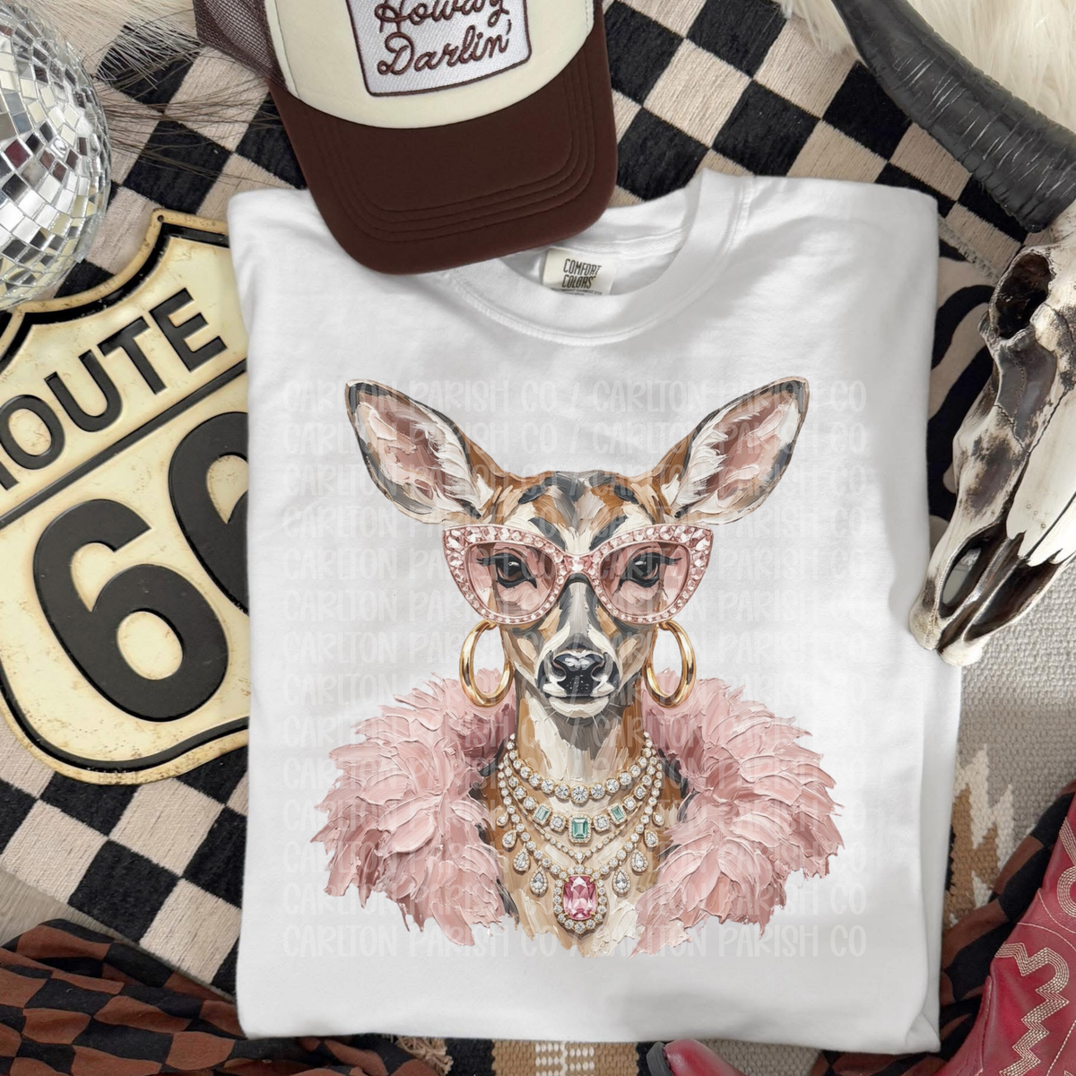 Luxury Deer Shirt | Trendy Hunting & Country Graphic Tee