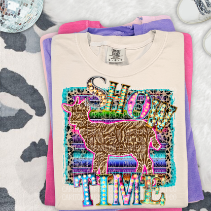 Show Time Goat Shirt | Livestock Show Graphic Tee