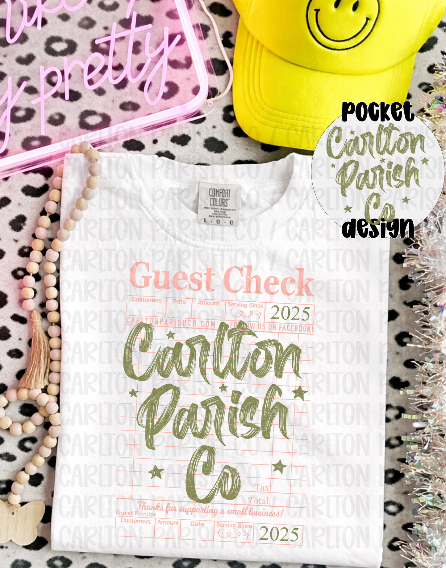 Retro Guest Check