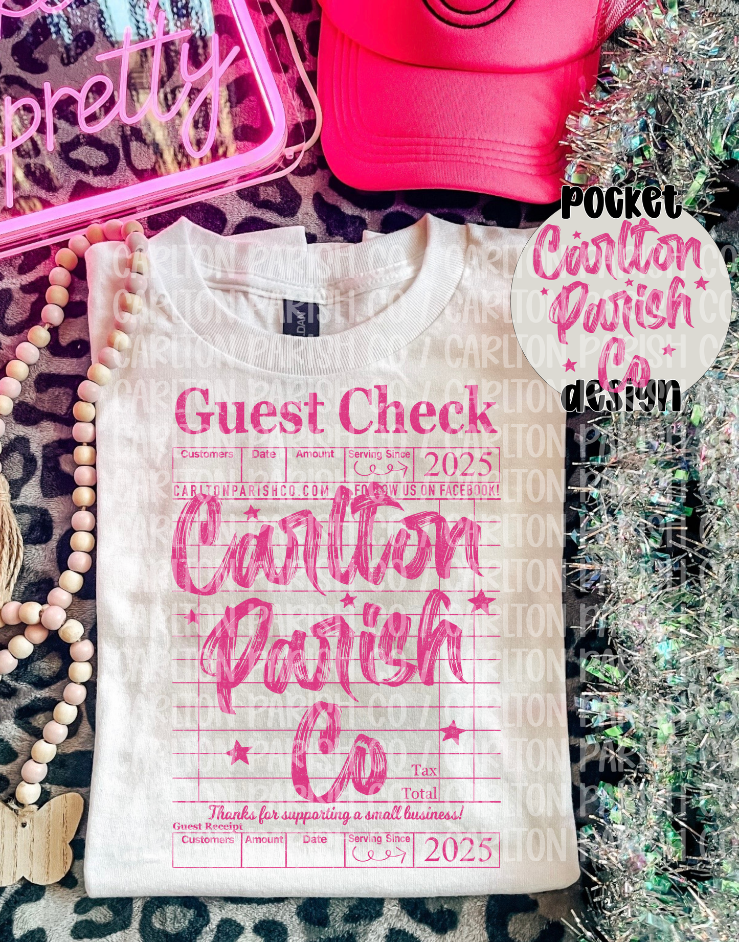 Retro Guest Check