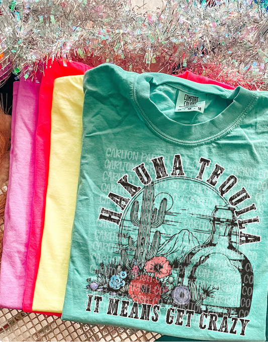 Hakuna Tequila Shirt | Funny Vacation Graphic Tee