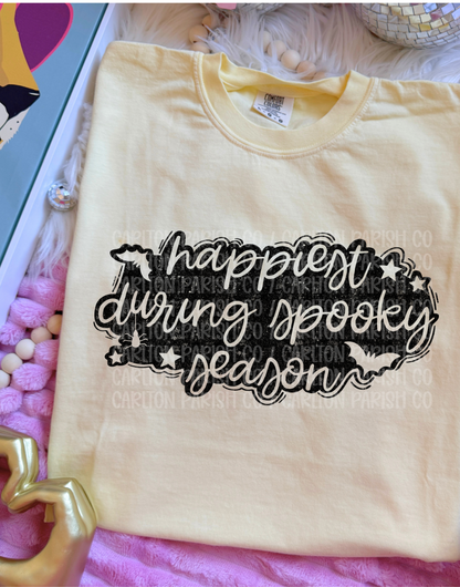 Happiest During Spooky Season Shirt | Halloween Tee