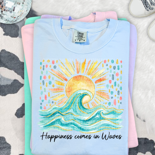 Happiness Comes in Waves