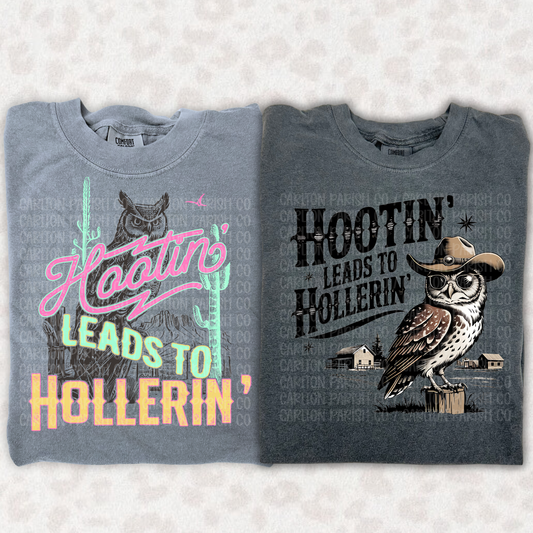 Hootin Leads to Hollerin