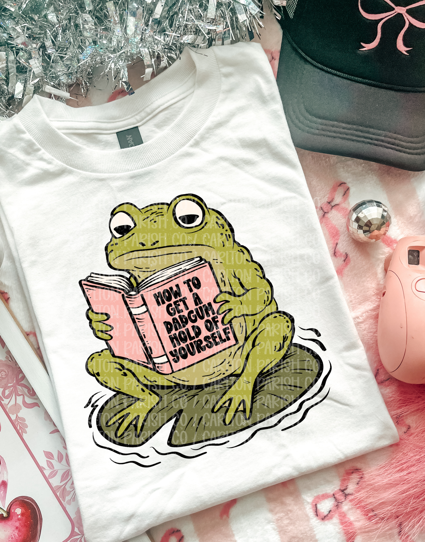 Dadgum Hold Yourself Shirt | Funny Frog Graphic Tee