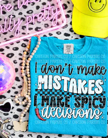 Spicy Decisions Shirt | Funny Graphic Tee