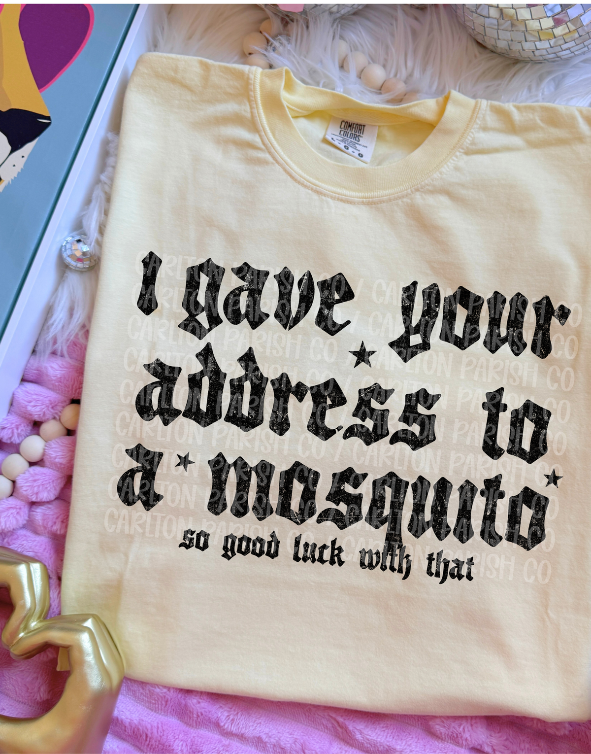 I Gave Your Address to a Mosquito Shirt | Funny Summer Tee