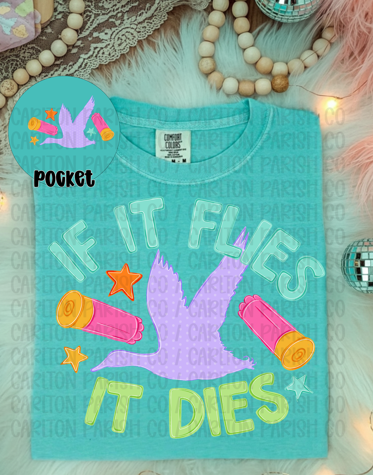 If It Flies It Dies Shirt | Duck Hunting Graphic Tee