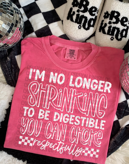 No Longer Shrinking Shirt | Bold Graphic Tee