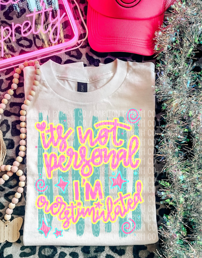 I'm Overstimulated Shirt | Trendy Graphic Tee