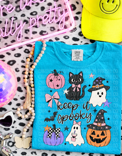 Keep It Spooky Shirt | Halloween Collage Tee