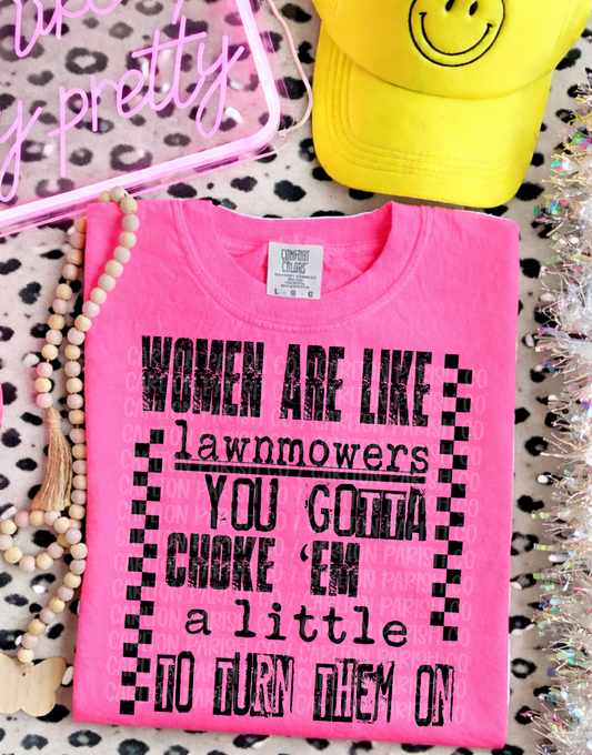 Women Are Like Lawnmowers