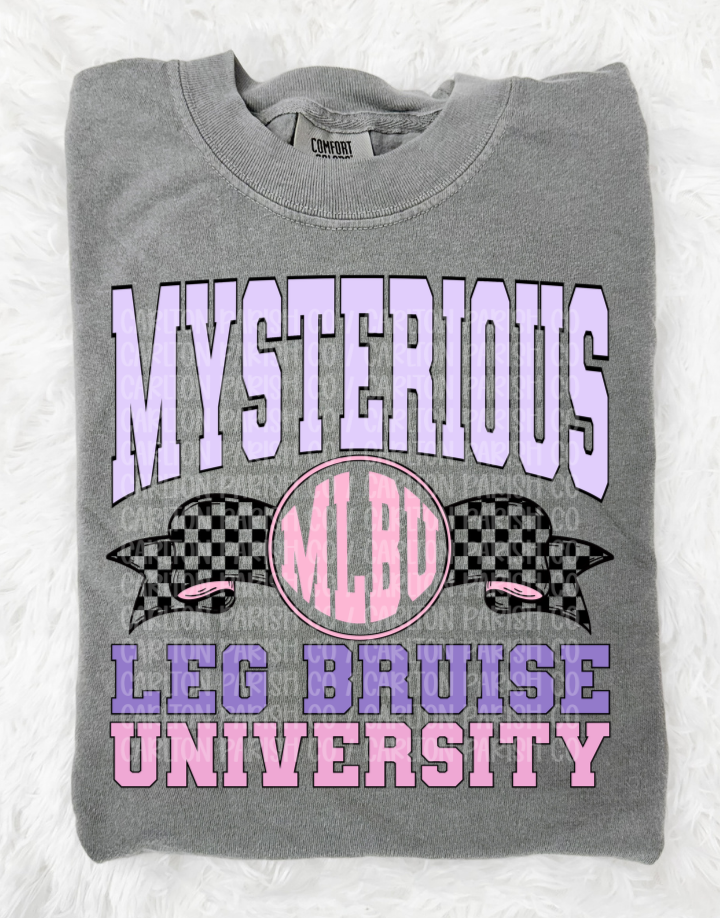 Mysterious Leg Bruise University