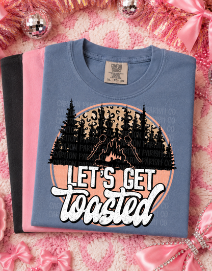 Let's Get Toasted Shirt | Camping Graphic Tee