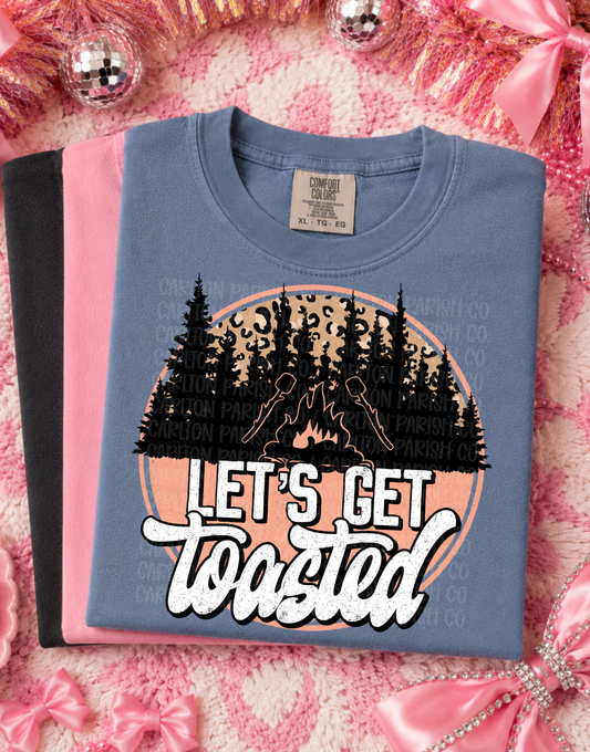 Let's Get Toasted Shirt | Camping Graphic Tee