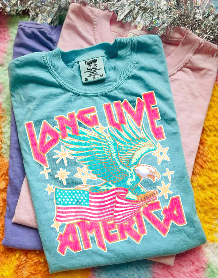 Pastel Long Live America
