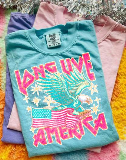 Pastel Long Live America