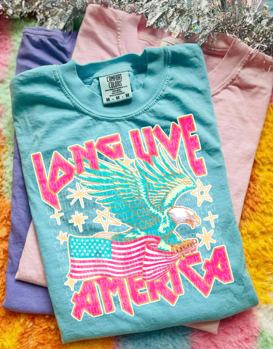 Pastel Long Live America