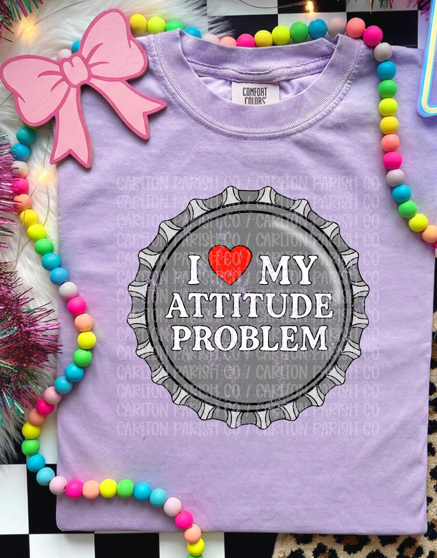 Attitude Problem Shirt | Funny Bottle Cap Tee