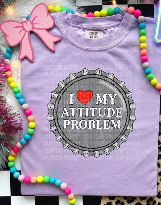 Attitude Problem Shirt | Funny Bottle Cap Tee
