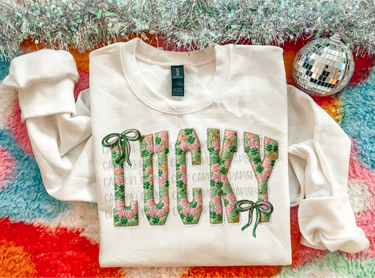 Faux Yarn Lucky