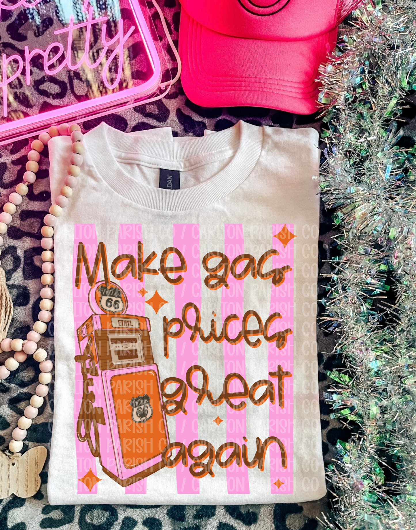 Make Gas Prices Great Again Shirt | Funny Graphic Tee