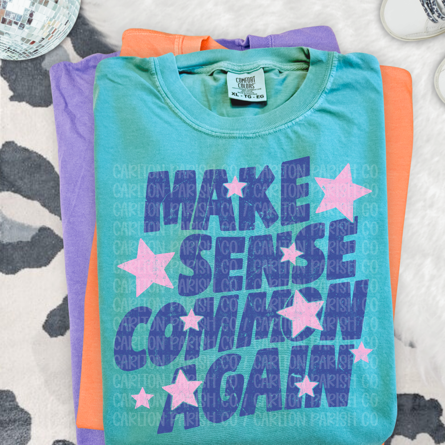 Make Sense Common Again Shirt | Funny Graphic Tee