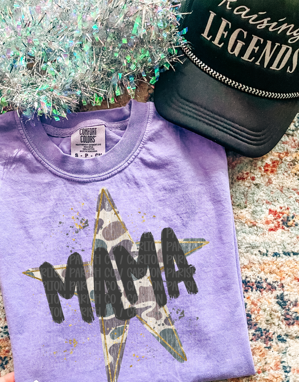 Mama Camo Star Shirt | Trendy Graphic Mom Tee