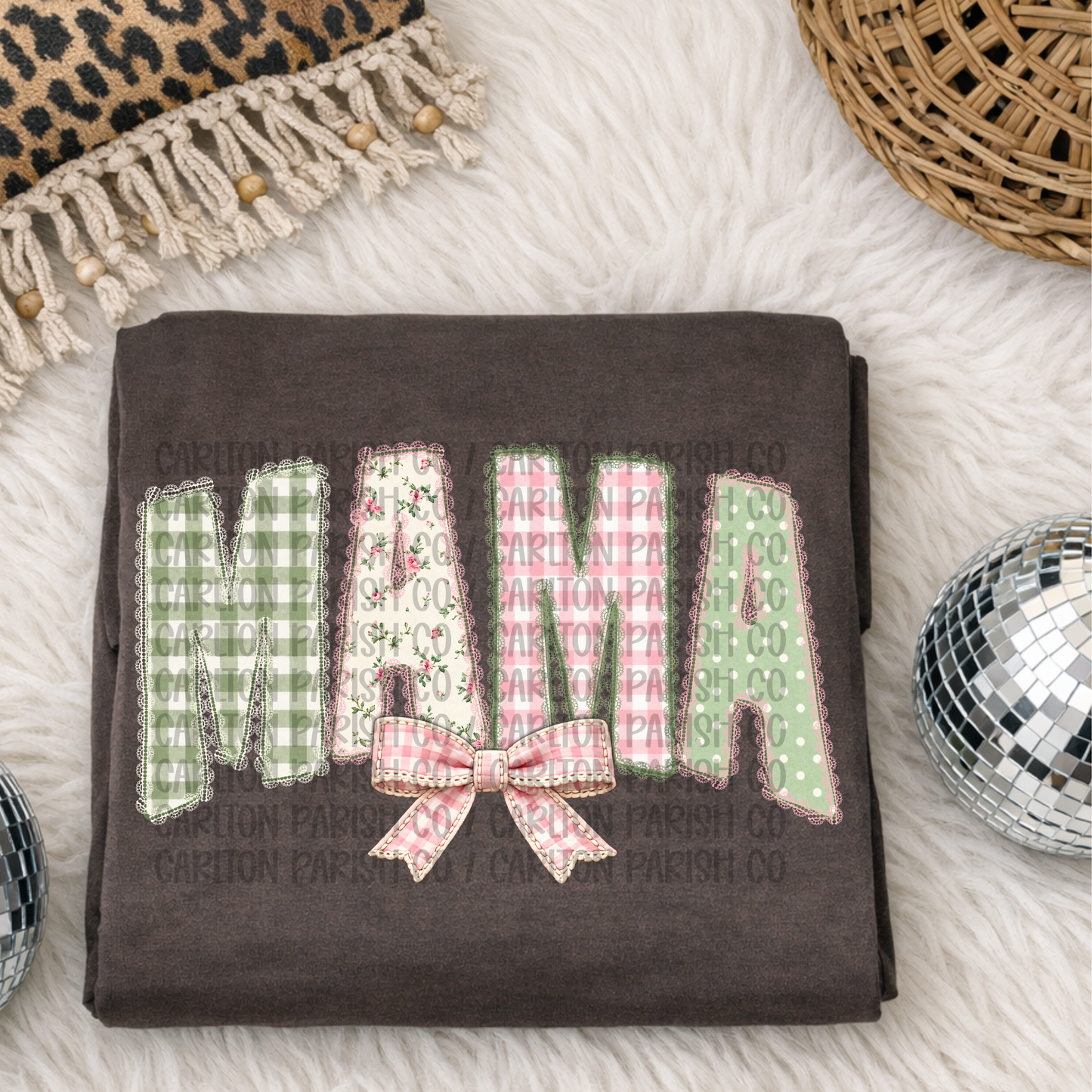 Mama Patchwork Bow