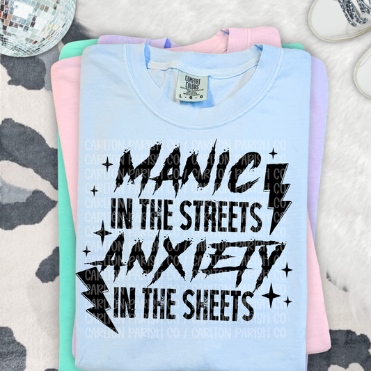 Manic in the Streets, Anxiety in the Sheets
