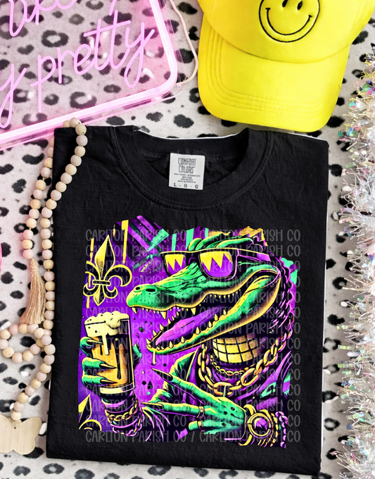 Mardi Gras Alligator