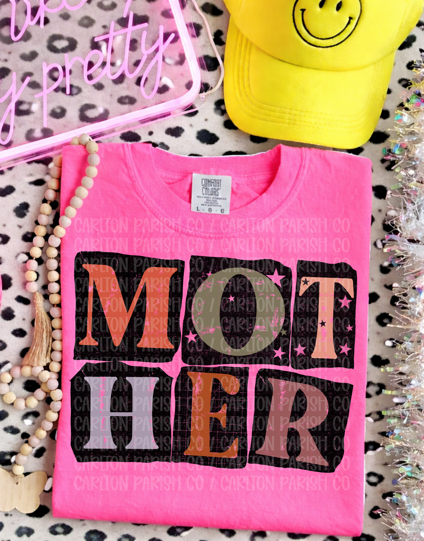 Mother Shirt | Distressed Block Graphic Tee