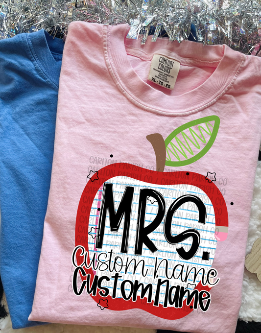 Ms / Mrs Apple Pencil Custom