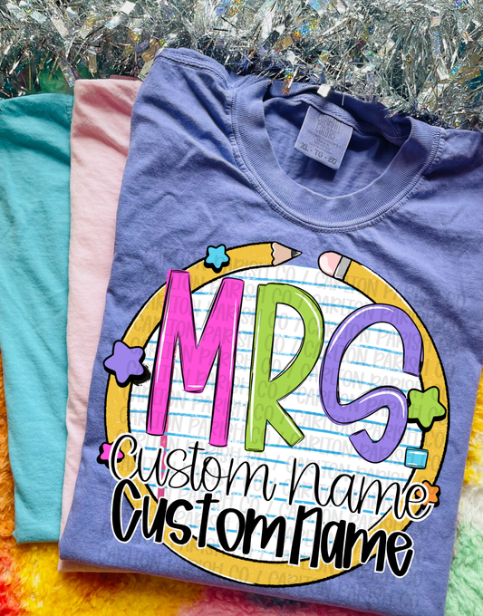 Ms / Mrs Pencil Custom