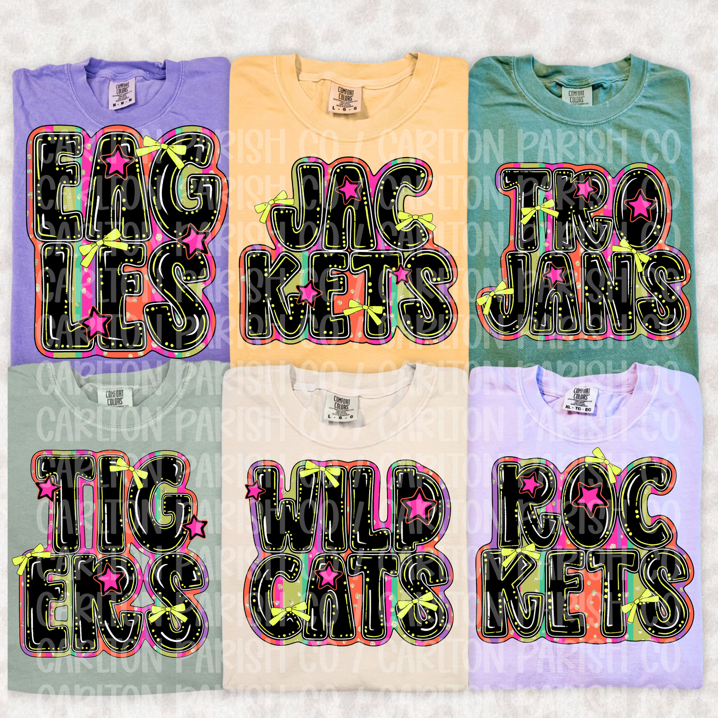 Neon Text Mascots