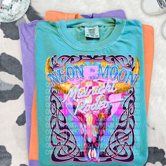 Neon Moon Skull