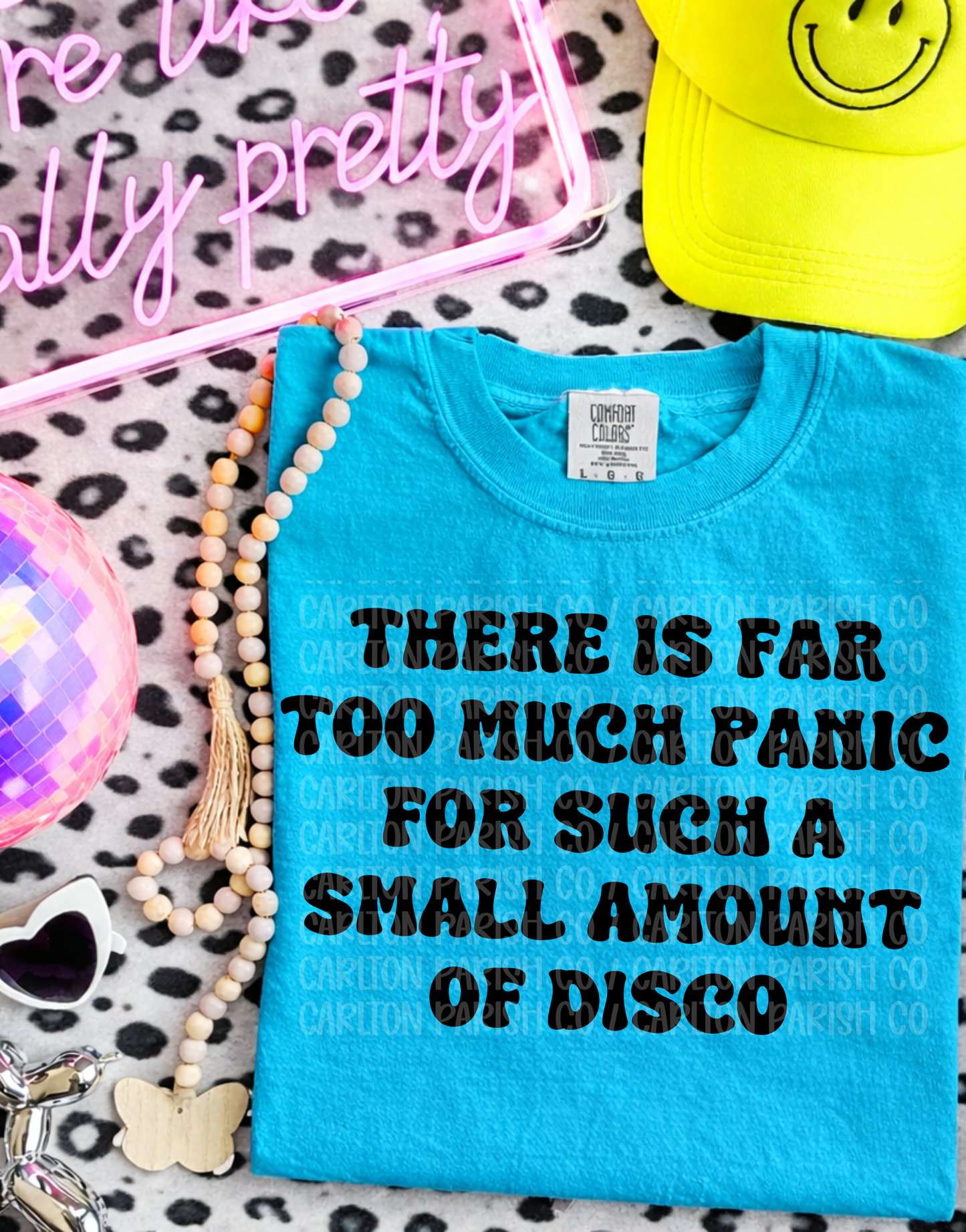 Too Much Panic Not Enough Disco Shirt | Funny Tee