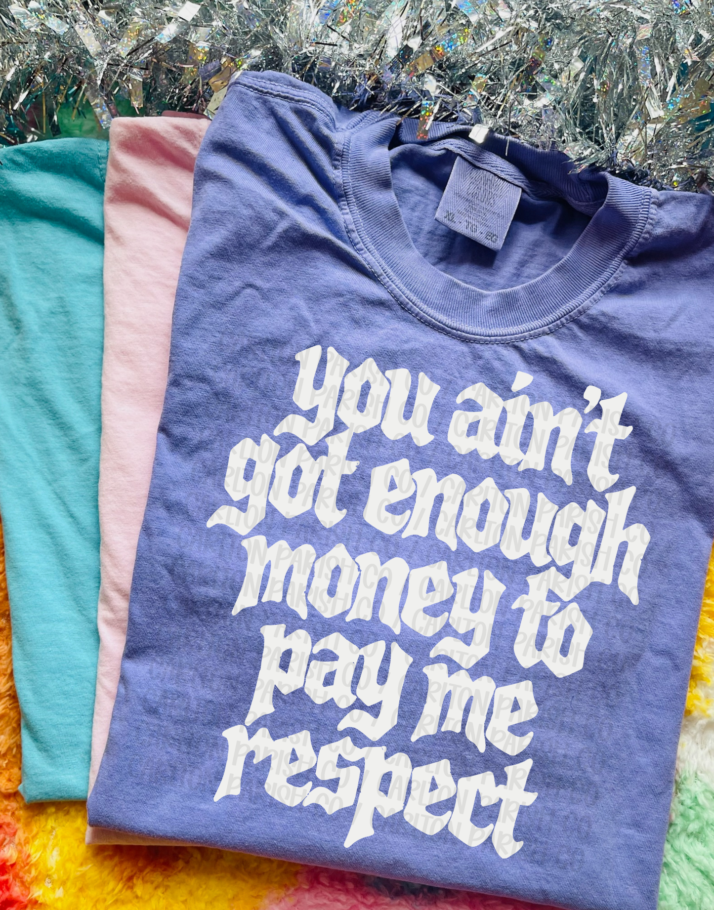 Pay Me Respect Shirt | Funny Western Graphic Tee