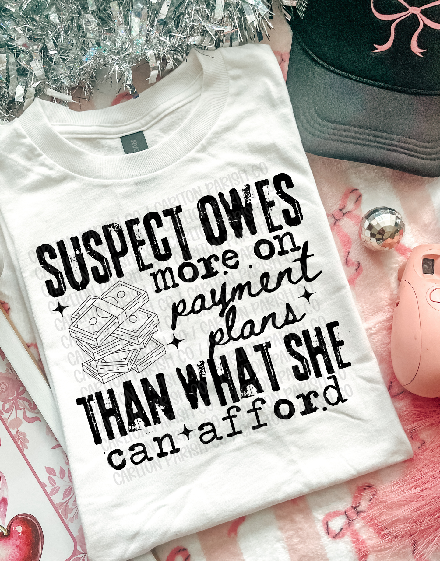 Suspect Owes More Than She Can Afford
