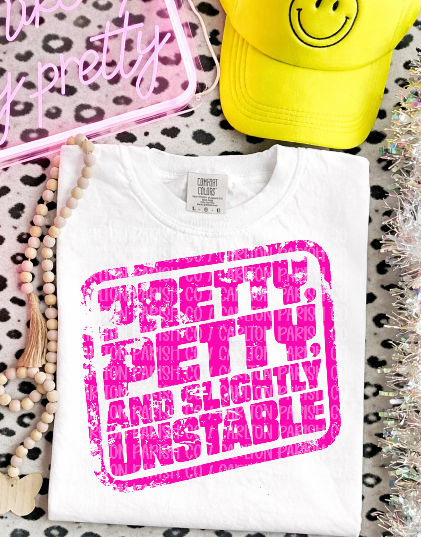 Pretty Petty Slightly Unstable Shirt | Funny Tee