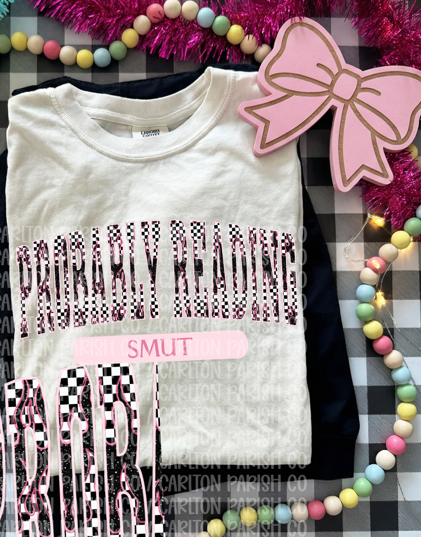 Probably Reading Smut Shirt | Funny Book Lover Tee