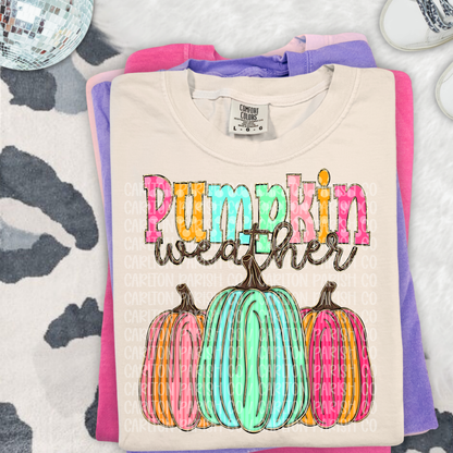 Pumpkin Weather Shirt | Cute Fall Graphic Tee