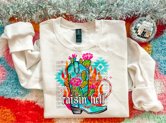 Neon Raisin Hell Western