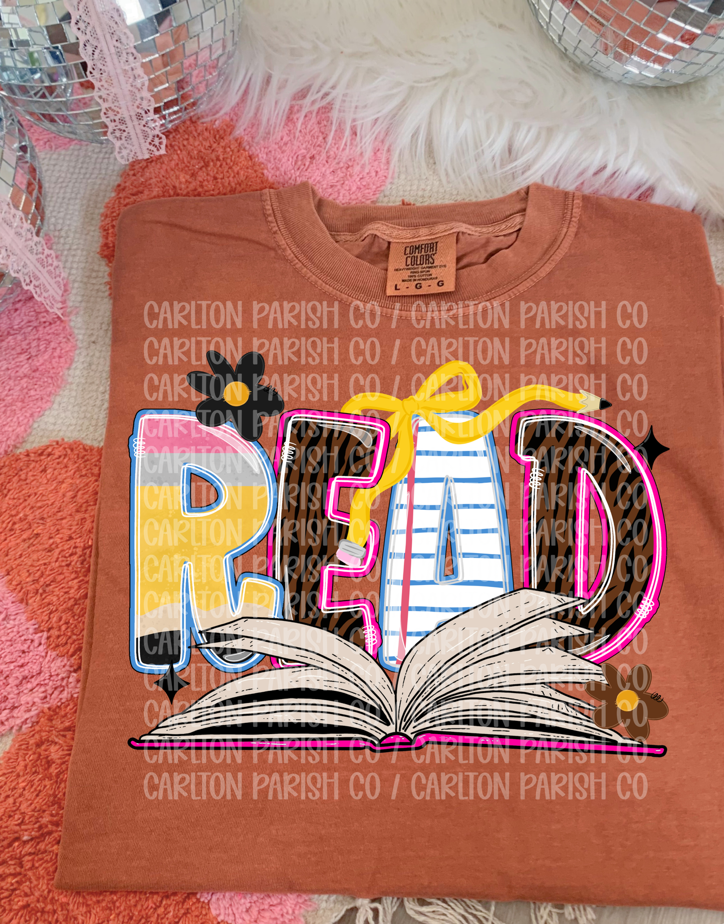 Read Shirt | Coquette Book Lover Graphic Tee