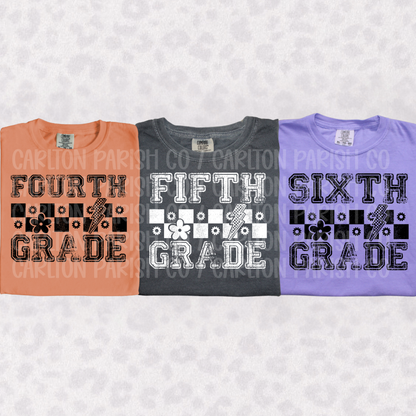 Retro Grunge Preschool thru 8th Grade