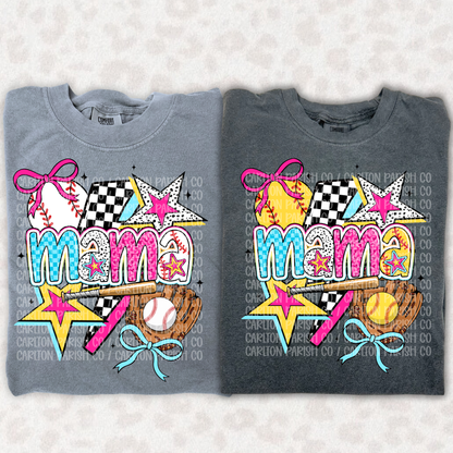 Retro Mama Baseball/Softball
